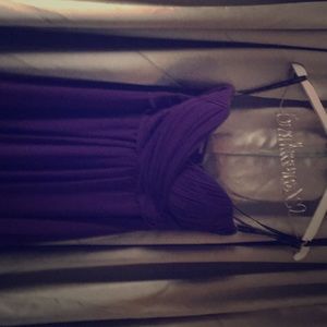 Bill Levkoff bridesmaid dress - royal purple